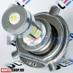   Светодиодная автолампа H4 - 15 SMD 5050+3W (2шт.)