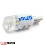  DLED Автолампа светодиодная T10 - W5W - 3W 3 SMD 3014 (2шт.)