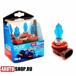  DLED Газонаполненная автомобильная лампа H9 DLED Серия "Racer" 5000K (2шт.)
